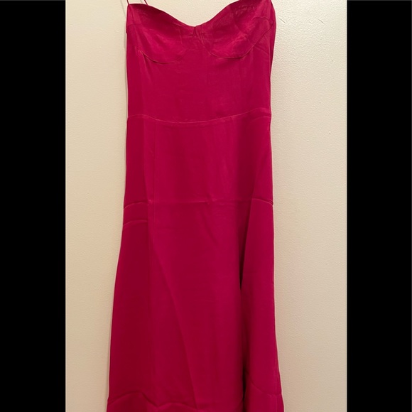 Reformation juliette Dress  Rhubarb authentic - Picture 10 of 10